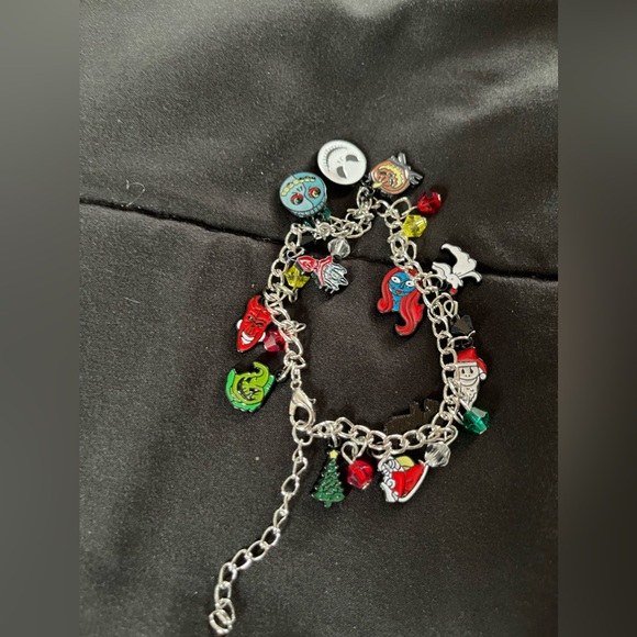 🌟Pick Any 2/$24 Sale Nightmare Before Christmas Charm Bracelet - Picture 7 of 11